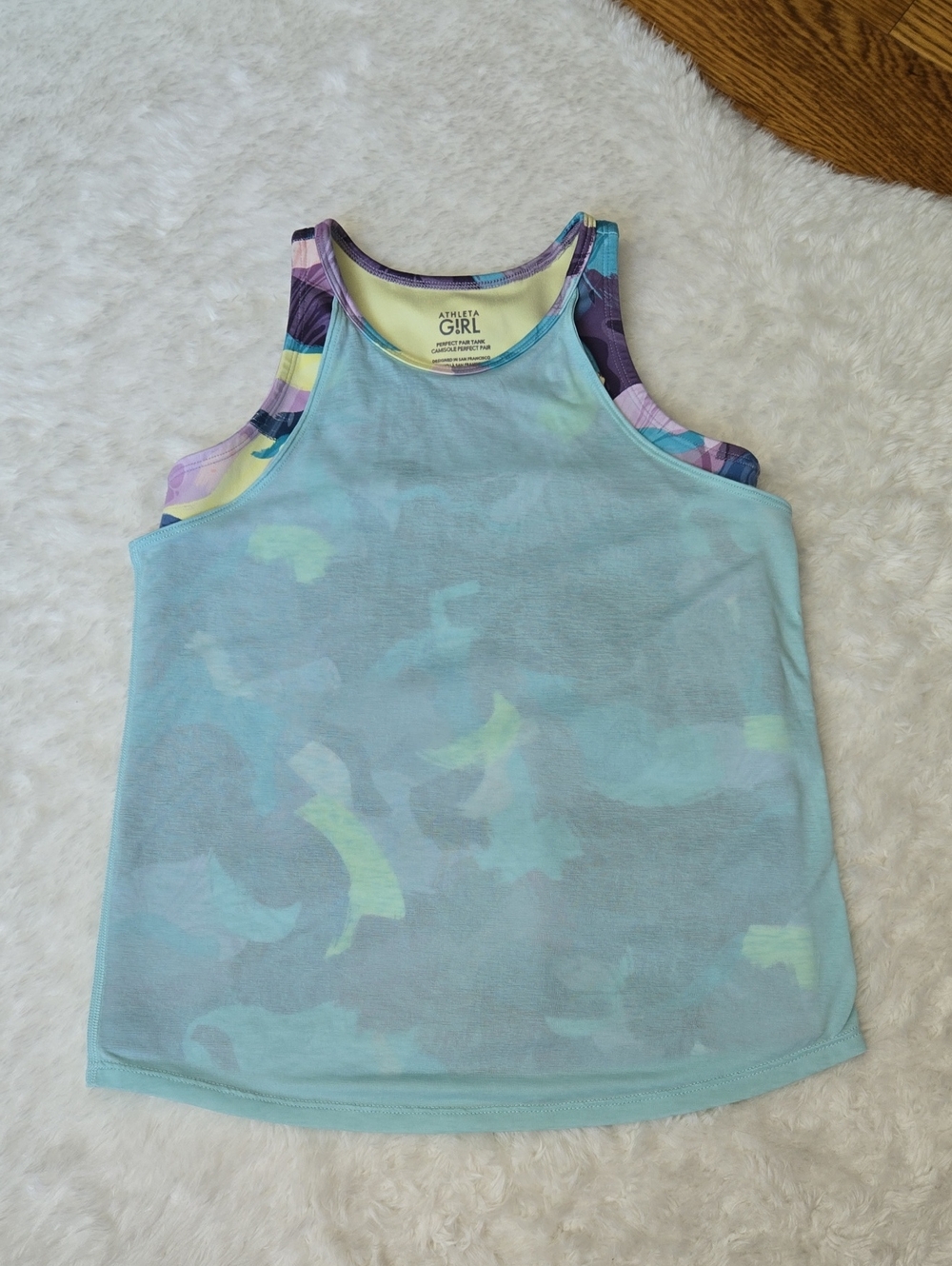Athleta Girl Perfect Pair Tank, Girls Medium